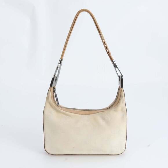 GUCCI Handbags - Gucci GG Canvas 001 3812 Leather One-Shoulder Bag Handbag Beige Women's